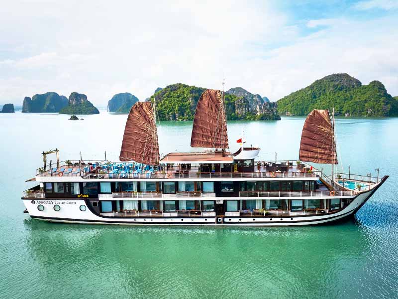Amanda Luxury Cruise - Lan Ha Bay - 2 Days 1 Night 