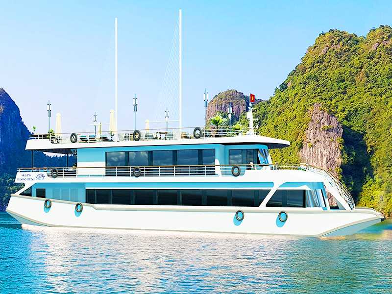 Diamond Cruise - Halong Bay Day Tour - Sung Sot Cave - TiTop Island (6-Hours Cruise)
