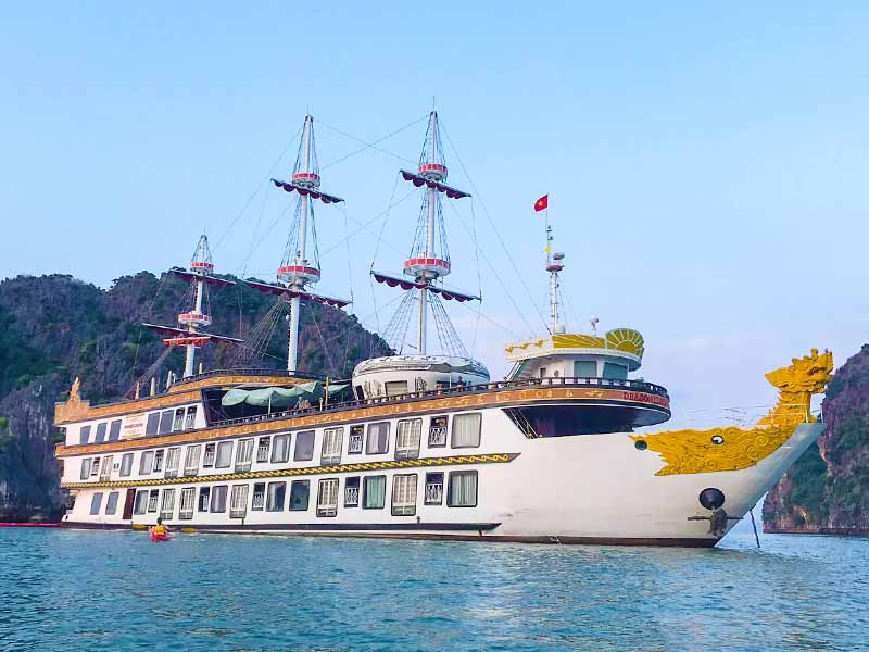 Dragon Legend Cruise - Halong Bay & Bai Tu Long Bay - 2 Days 1 Night