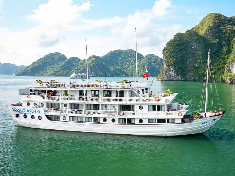 Hera Classic Boutique Cruise - Halong Bay - 2 Days 1 Night
