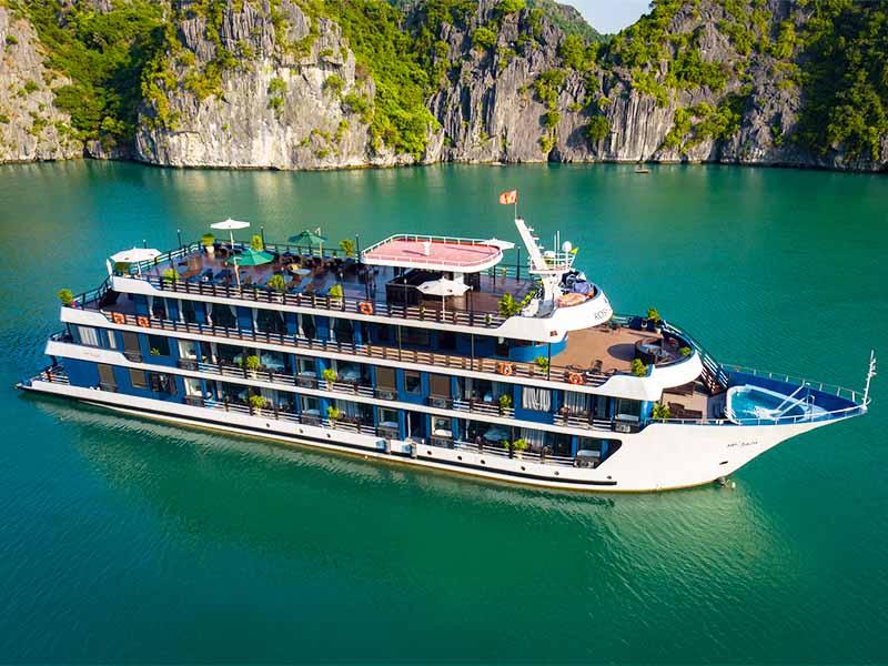 Rosy Cruise - Halong Bay & Lan Ha Bay - 2 Days 1 Night