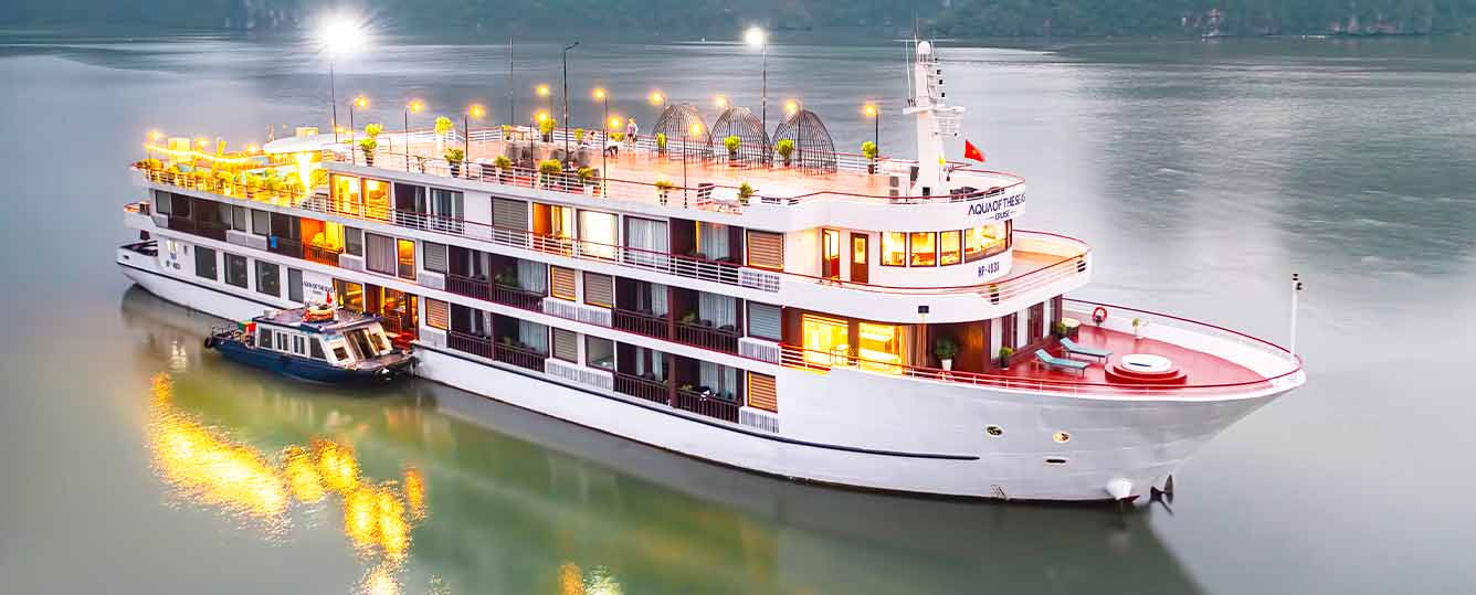 Aqua Of The Seas Cruise - Halong Bay & Lan Ha Bay - 2 Days 1 Night