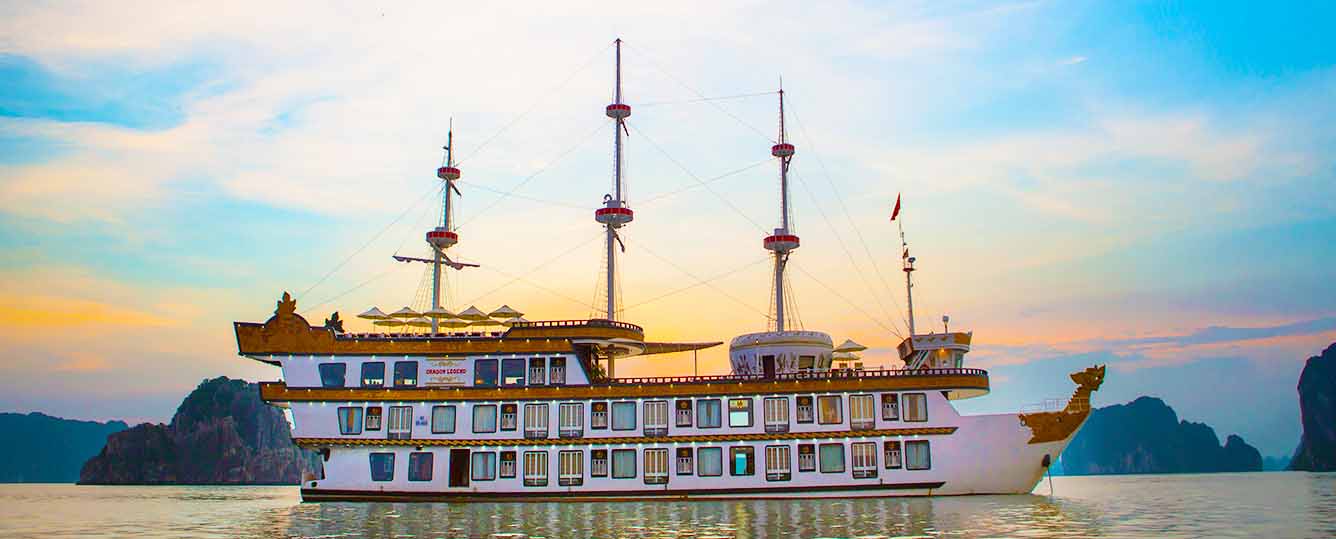 Dragon Legend Cruise - Halong Bay & Bai Tu Long Bay - 2 Days 1 Night