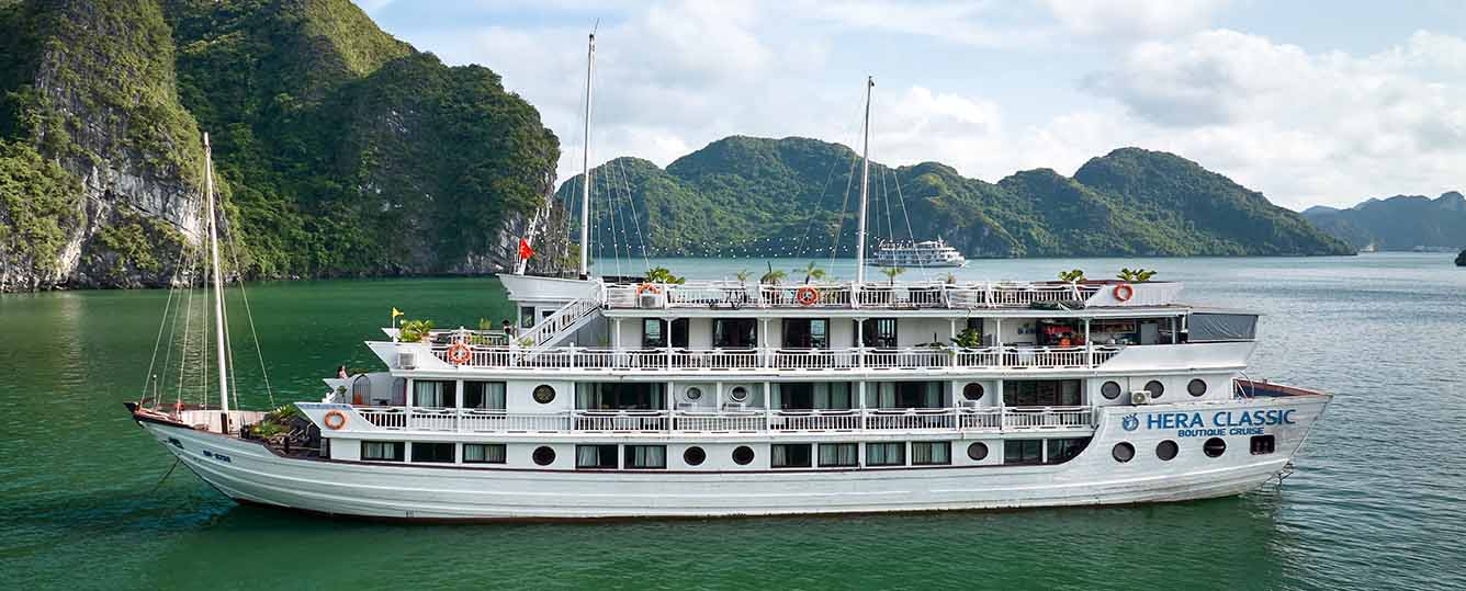 Hera Classic Boutique Cruise - Halong Bay - 2 Days 1 Night