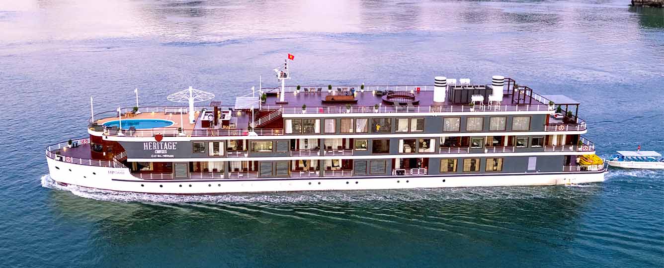 Heritage Cruises - Lan Ha Bay - Cat Ba Island - 3 Days 2 Nights